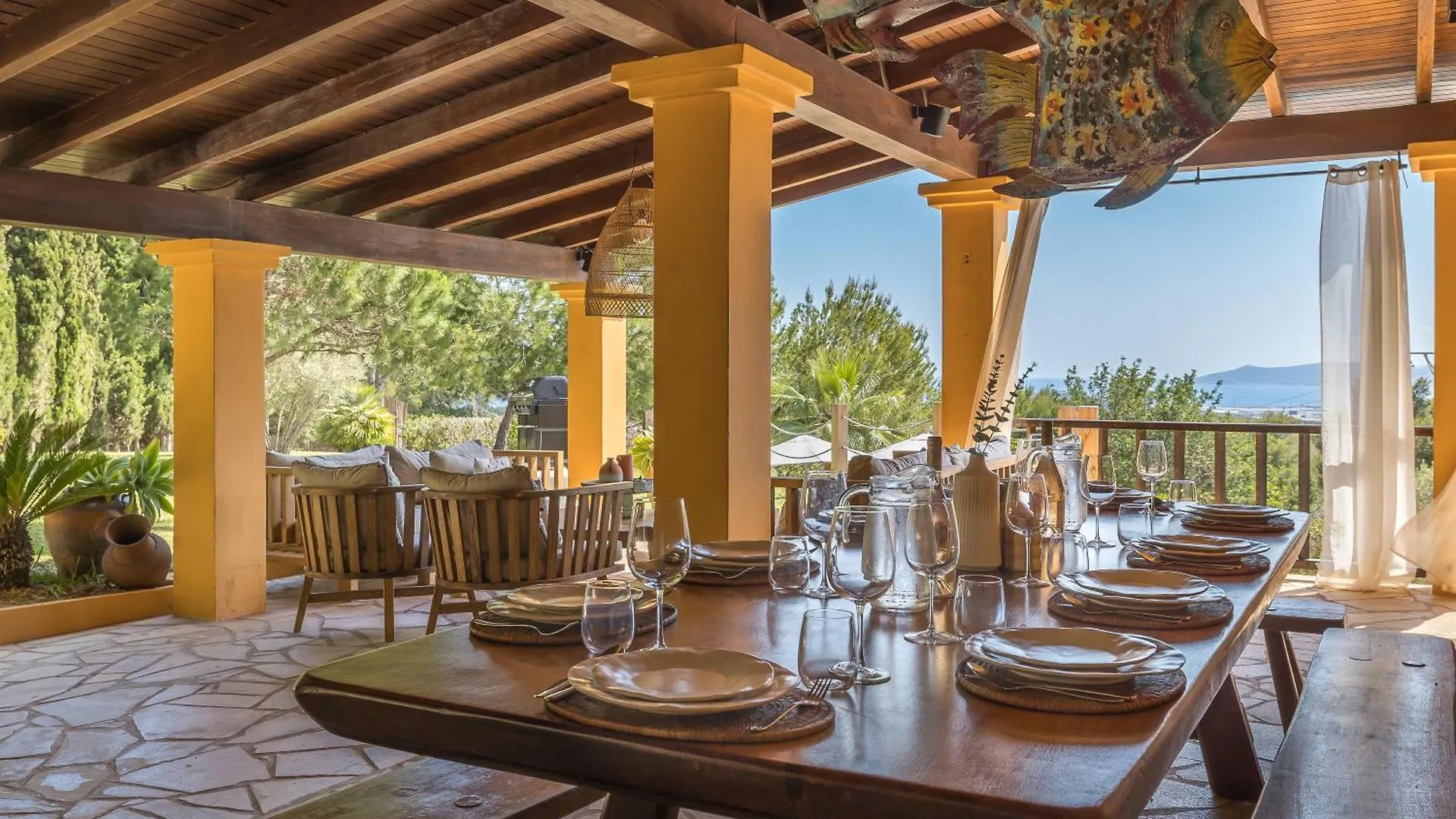 Casa Four Charming Ibiza Villa With Sea View! Nuestra Señora de Jesus Σπίτι διακοπών
